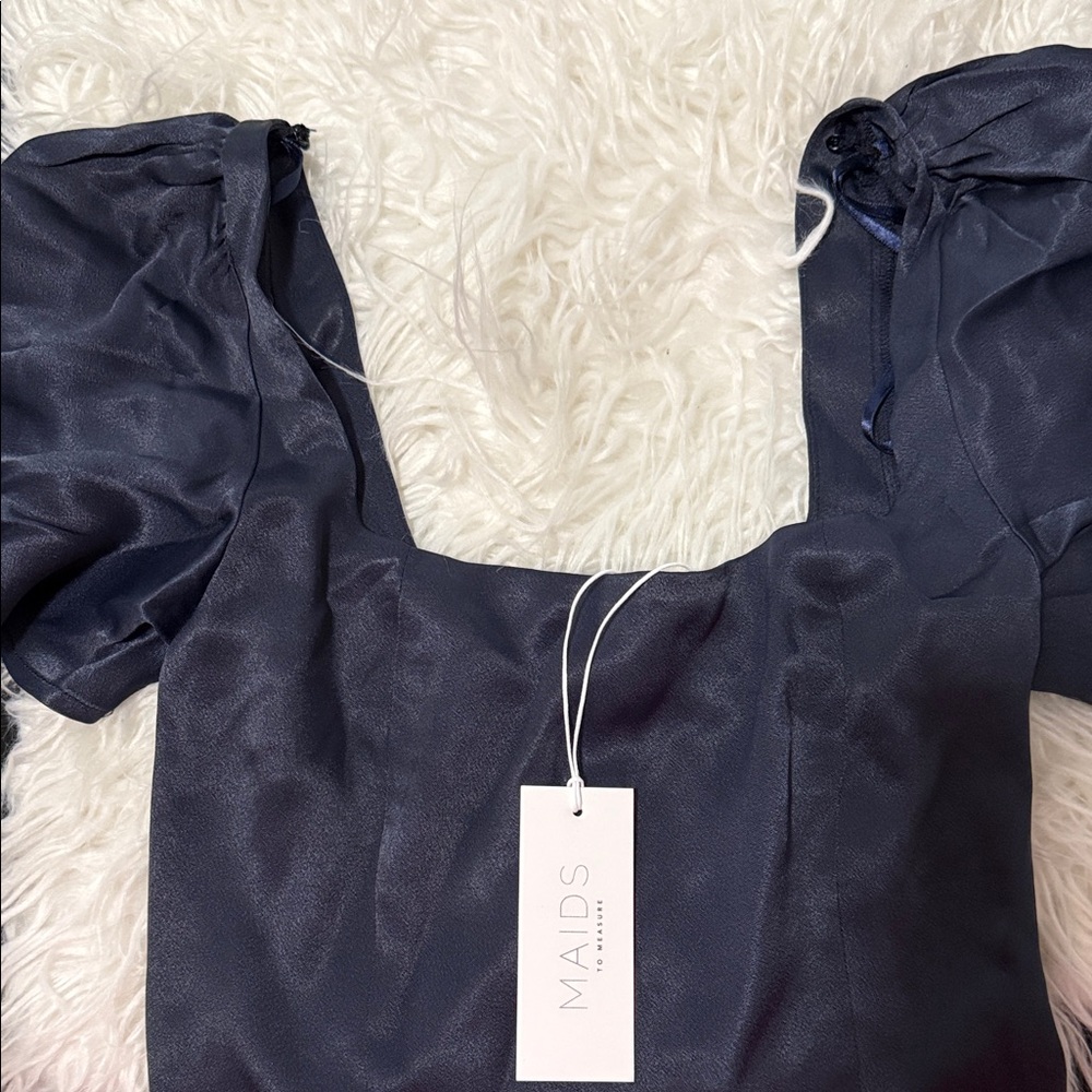 Maids To Measure Bridesmaid Square Neck Dress
